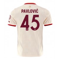 Fotbalové Dres Bayern Munich Aleksandar Pavlovic #45 Alternativní 2024-25 Krátký Rukáv